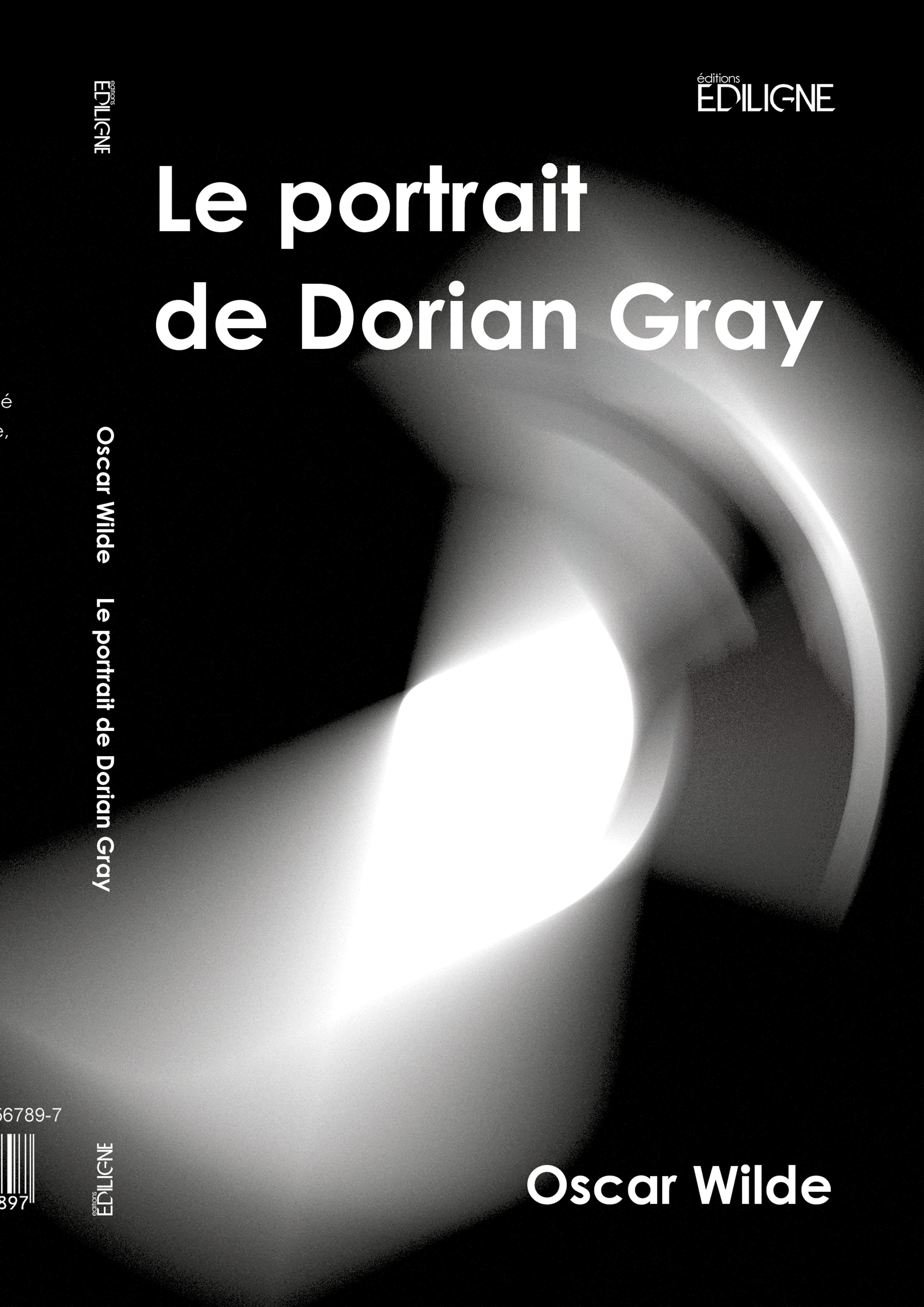 Création d'une couverture abstraite à l'occasion d'une edition spécial du 'Portrait de Dorian Gray' de Oscar Wilde.